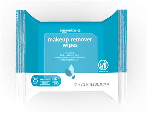 Amazon.com: Amazon Basics Makeup Remover Wipes, Gentle Cleansing ...