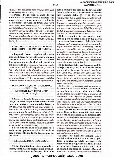 Ezequiel 4 Estudo - Bíblia Portuguesa João Ferreira