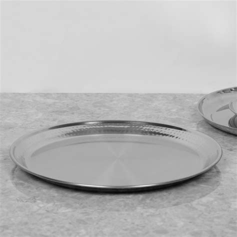Buy Blaze Stainless Steel Hammered Dinner Plate - 31cm from Home Centre ...