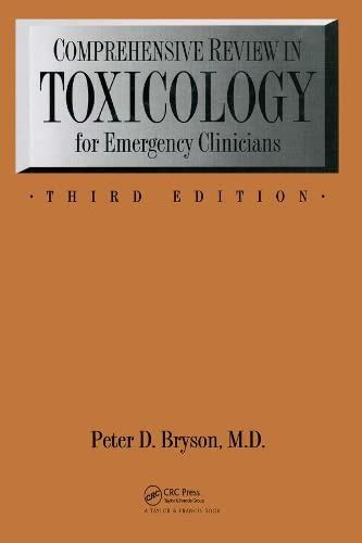 Buy Comprehensive Reviews in Toxicology: For Emergency Clinicians Book ...