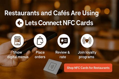 Restaurants & Cafés Are Using NFC Cards for Menus & Reviews