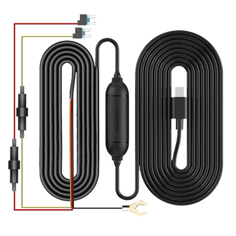 Amazon.com: ddpai Dash Cam Type-C Hardwire Kit, 10ft Dash Camera Hard Wire Kit with Low Voltage ...