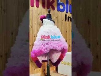 New Pink Ombre Party Gown Dress for Kid Girls – PinkBlueIndia.com