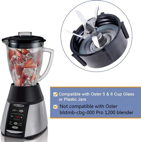 Buy Lemfema Blender Blade Replacement Parts Compatible with Oster ...