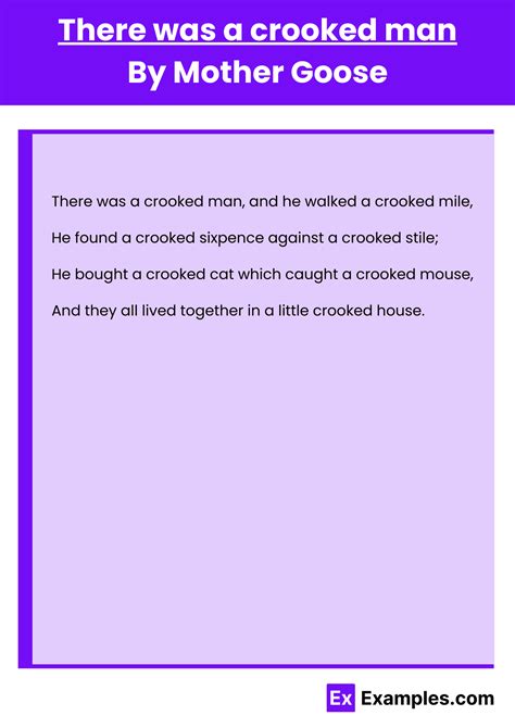 The Crooked Man Poem