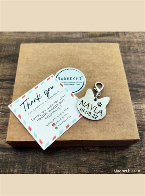 Buy Cat Name Tag Collar |Cat Name Tags| Madhechi