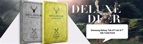 ProElite Smart Deer Flip case Cover for Samsung Galaxy Tab A7 Lite 8.7 ...