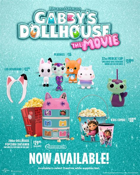 Gabby’s Dollhouse: The Movie Popcorn Buckets & Collectibles Are Here ...