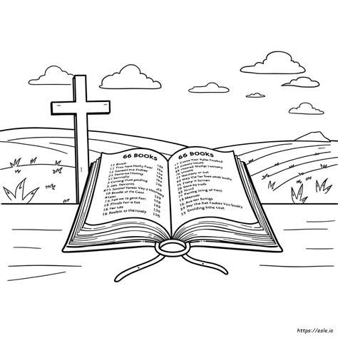 66 Books Of The Bible Coloring Pages