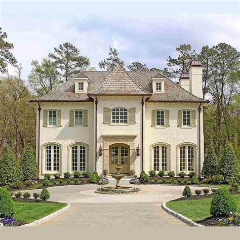 French Country Chateau Exterior Home Design