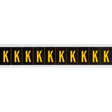Brady Part: 7897-K | 78957 | 2" Character Height Yellow on Black APWA ...