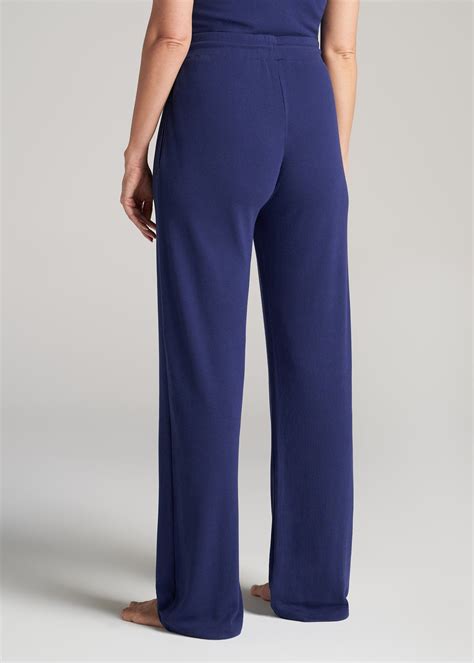 Open-Bottom Waffle Lounge Pants for Tall Women | American Tall