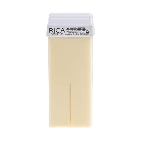 Rica White Chocolate Liposoluble Soft Wax Refill Roll-on Cartridge for ...
