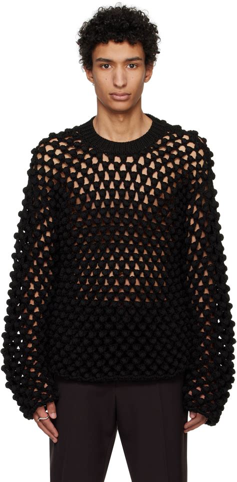 Jil Sander Black Crew-Neck Sweater Jil Sander