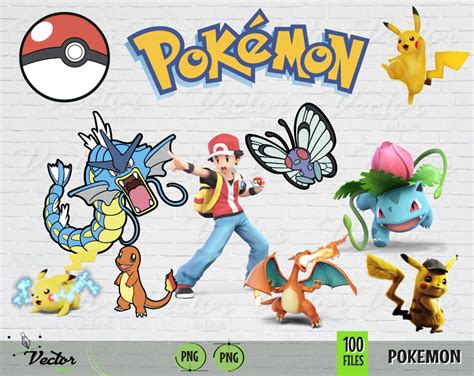 Pokemon, Mega bundle High Resolution, cartoon clip art, Pokemon bundle ...
