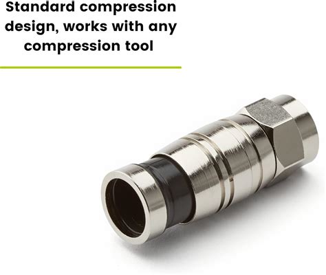 TRUE CABLE trueCABLE Universal Easy Fit RG6 & RG6Q Compression India | Ubuy