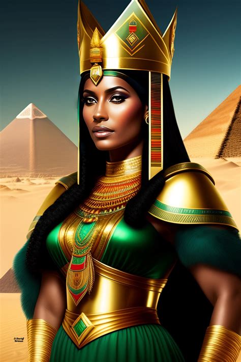 Egyptian Queen Cleopatra Painting 11 | Female Empowerment | Black Girl Art | Body Positive Art ...
