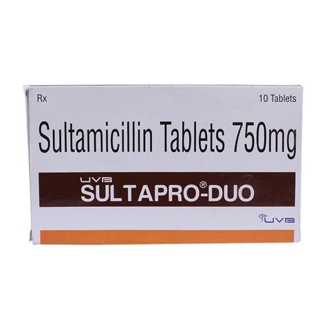 Sultapro-DUO 750 Tablet 10's Price, Uses, Side Effects, Composition ...