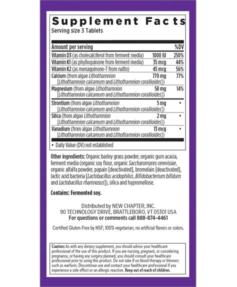 Bone Strength Take Care by New Chapter: Bone Strength Take Care 60 tablets