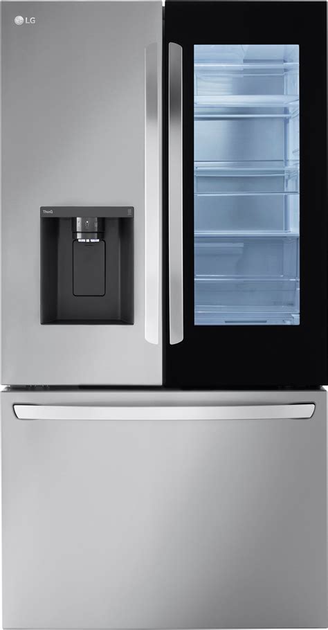Customer Reviews: LG Counter-Depth MAX 25.5 Cu. Ft. French Door Smart Refrigerator with ...