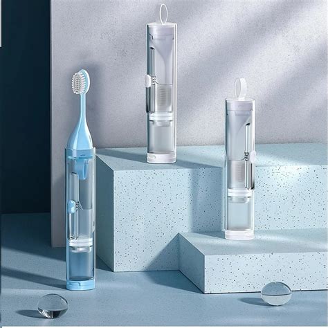 Buy Prostuff.in® 3 in 1 Portable Travel Toothbrushes With Built-in ...