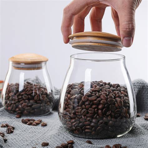 Pear Shaped Glass Jar Large Online - Premium Jar With Lid | Nestasia