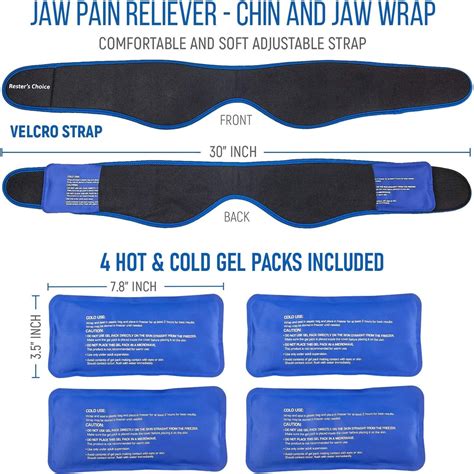 Buy Face Ice Pack - Easy to Use as Wisdom Teeth Ice Pack, TMJ Relief ...