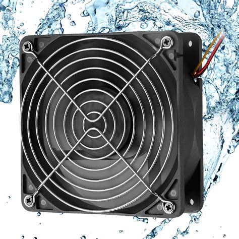 IP67 Waterproof 120mmx38mm 12V DC Cooling Fan High Speed 3500RPM RV ...