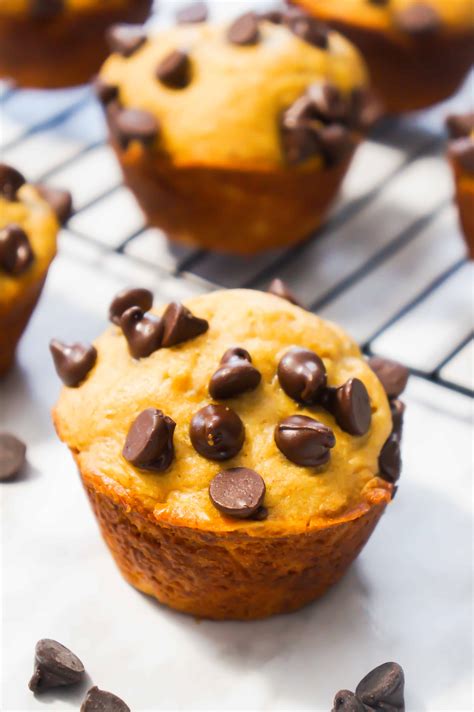 Cake Mix Peanut Butter Banana Muffins - THIS IS NOT DIET FOOD