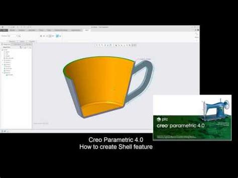 Image result for Creo Parametrics Shell Function