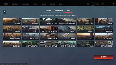 Rainbow Six Siege X: All Maps in Ranked And Unranked Modes - Deltia's Gaming