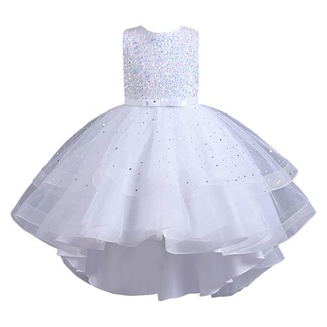 Big Girls Casual Dresses Flower Pageant Dress Elegant Lace Baptism ...