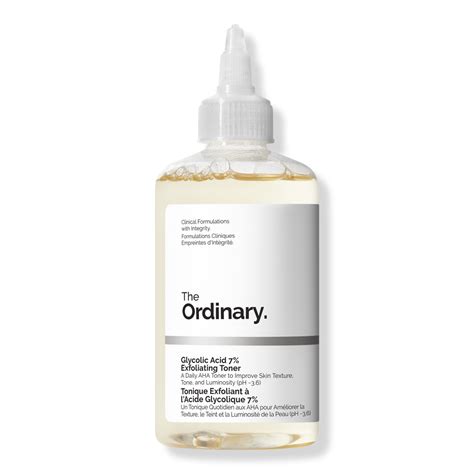 Glycolic Acid 7% Exfoliating and Brightening Daily Toner - The Ordinary | Ulta Beauty ...