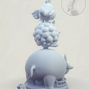 Buy Palworld Diorama Palworld Fan Art 3D Resin Print Chikipi,lamball ...