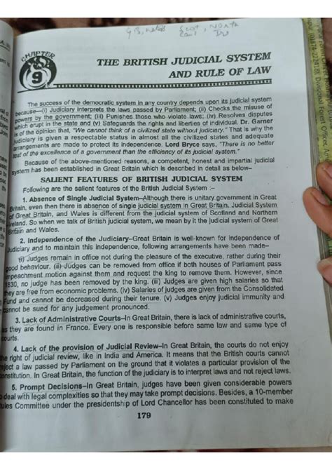 The British judicial system and rule of law - COMPANY LAW - Studocu