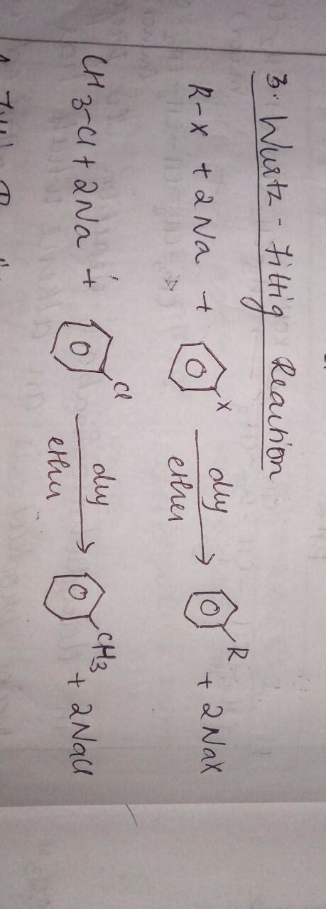 A mixture of an alkyl halide and aryl halide when treated with sodium ...