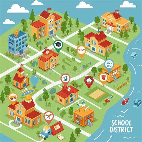 School Map Cartoon 的图像结果