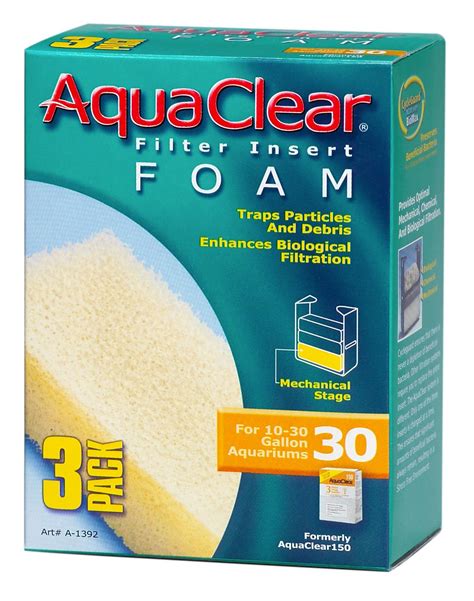 Aquaclear 30-Gallon Foam Inserts, 3-Pack : Amazon.in: Pet Supplies