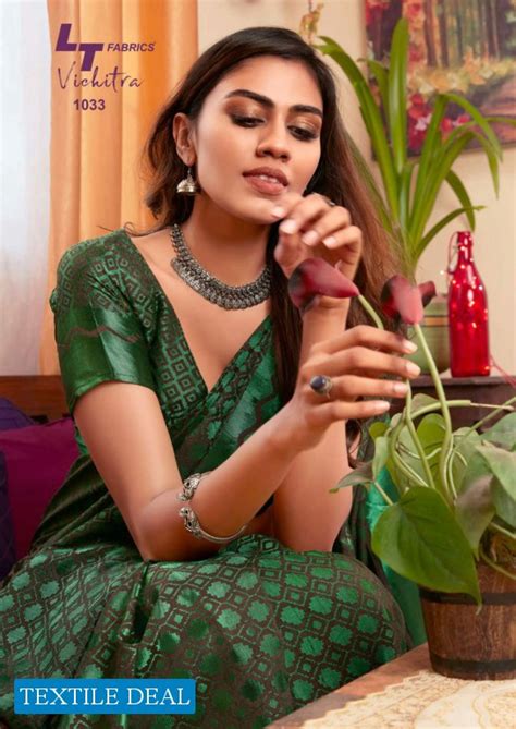 LT Vichitra wholesale brasso Fabrics Ethnic Saree Collection ...