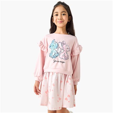 Buy Juniors Stitch and Angel Applique A-line Dress from Juniors at just ...