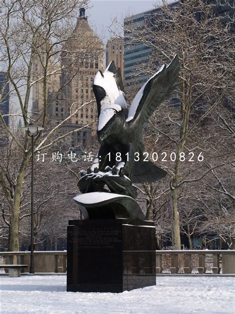 不锈钢老鹰雕塑，广场不锈钢雕塑 - 卓景雕塑公司