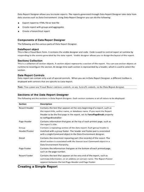 Data Report Form Examples 的图像结果