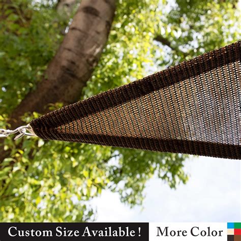 Buy ShadeMart 10' x 12' Brown Sun Shade Sail Rectangle smTAPR0816 ...