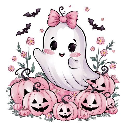 Pin by Valerie Joslyn on Mary Kay | Pink halloween, Cute ghost, Fall ...