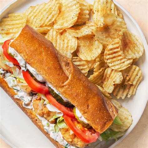 Shrimp Poor Boy Sandwich