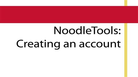 Image result for Noodletool Tutorial