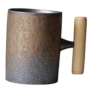 Buy VISTORA Vintage Japanese Style Ceramic Coffee Mug Rustic Drink Cup ...