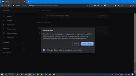 Reset Chrome Settings Windows 10 at Christopher Zavala blog