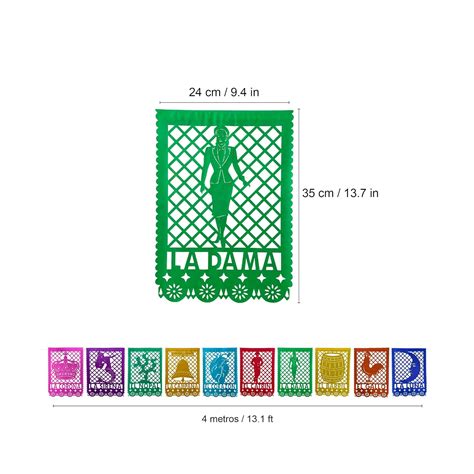 Vivanco pasión por el arte Authentic papel picado LOTERIA, Mexican ...