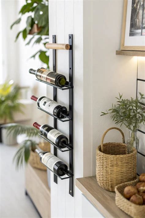 19+ Creative DIY Wall Wine Rack Ideas - DIY Sprout